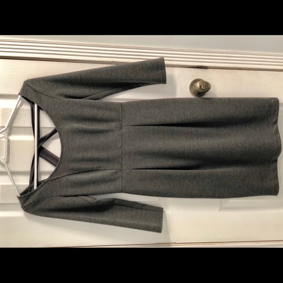 Club Monaco Knit Mini Dress, Charcoal, XS - Picture 2 of 8